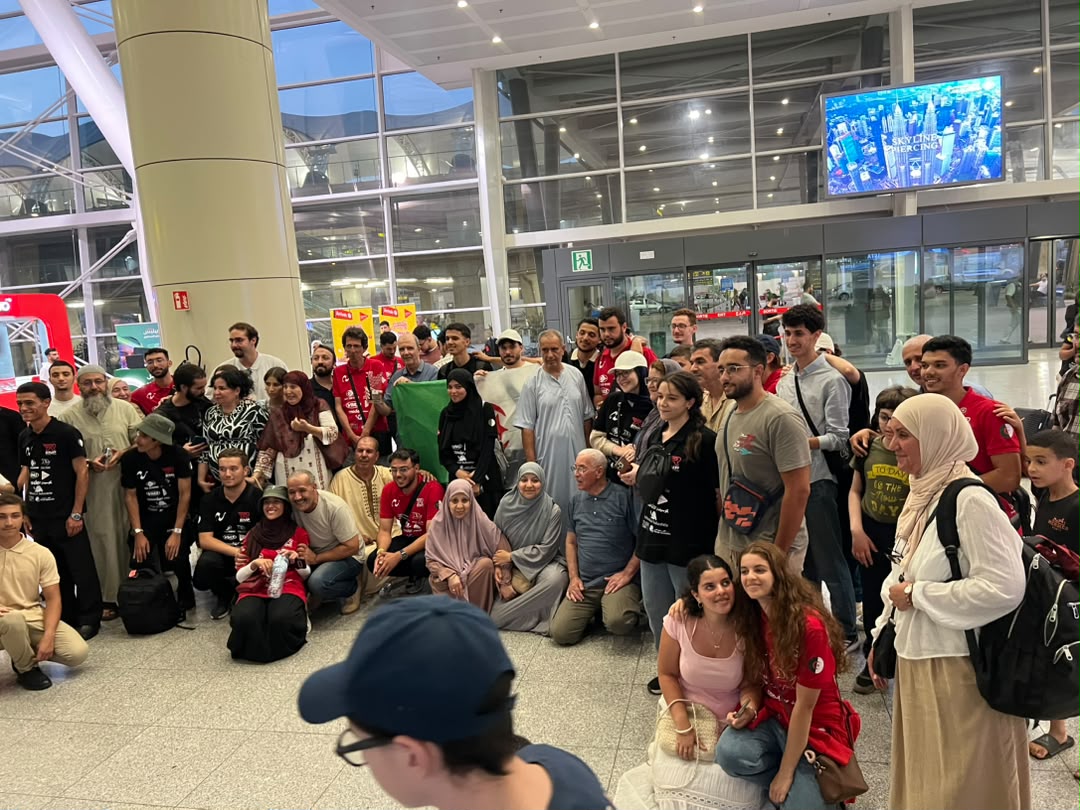 ENP Racing — arrivée aéroport Alger