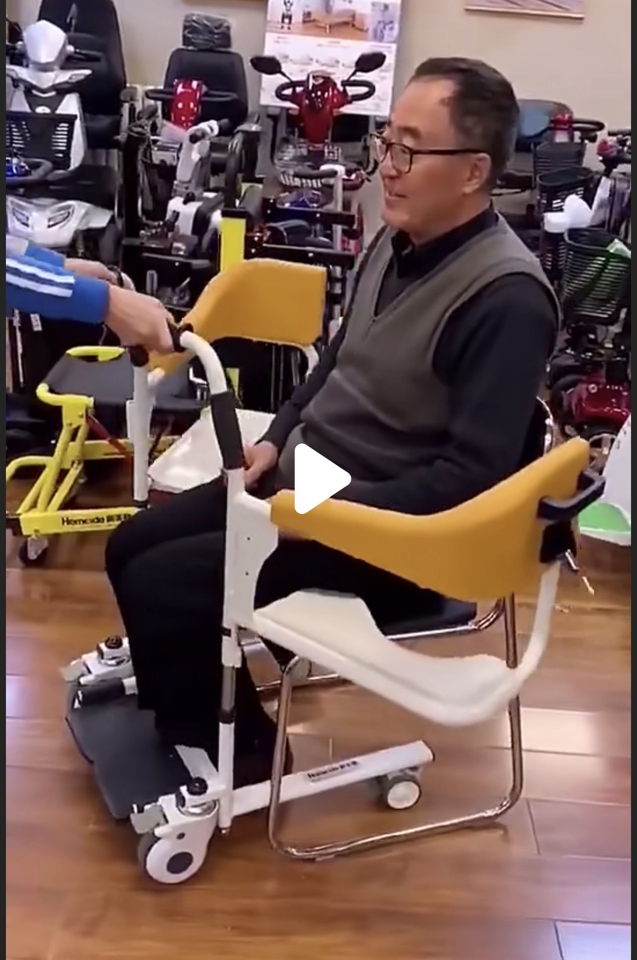 Référence chaise de transfert médical 1