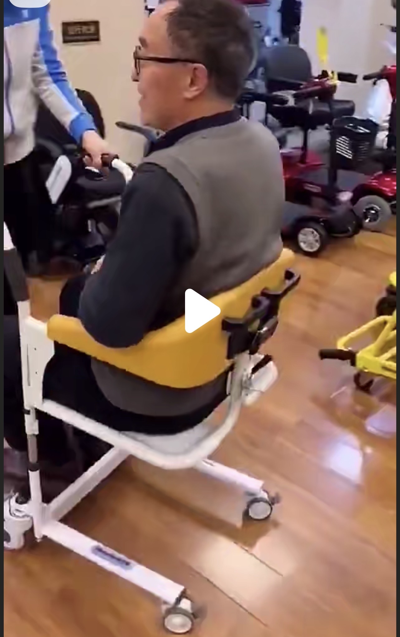 Référence chaise de transfert médical 2