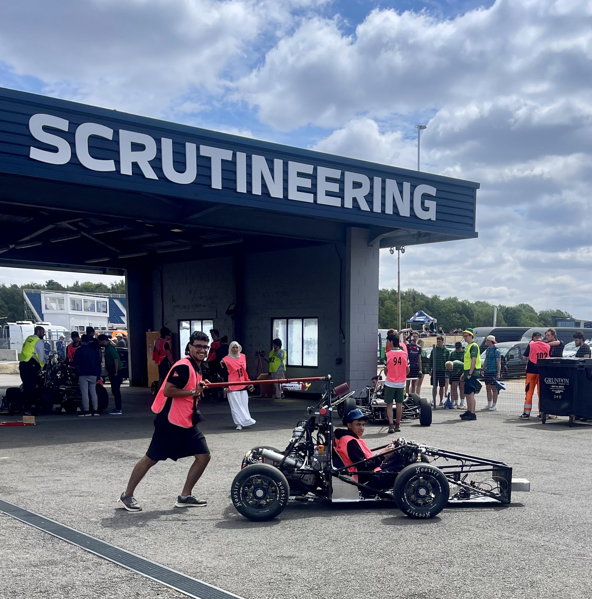 ENP Racing — scrutineering Silverstone
