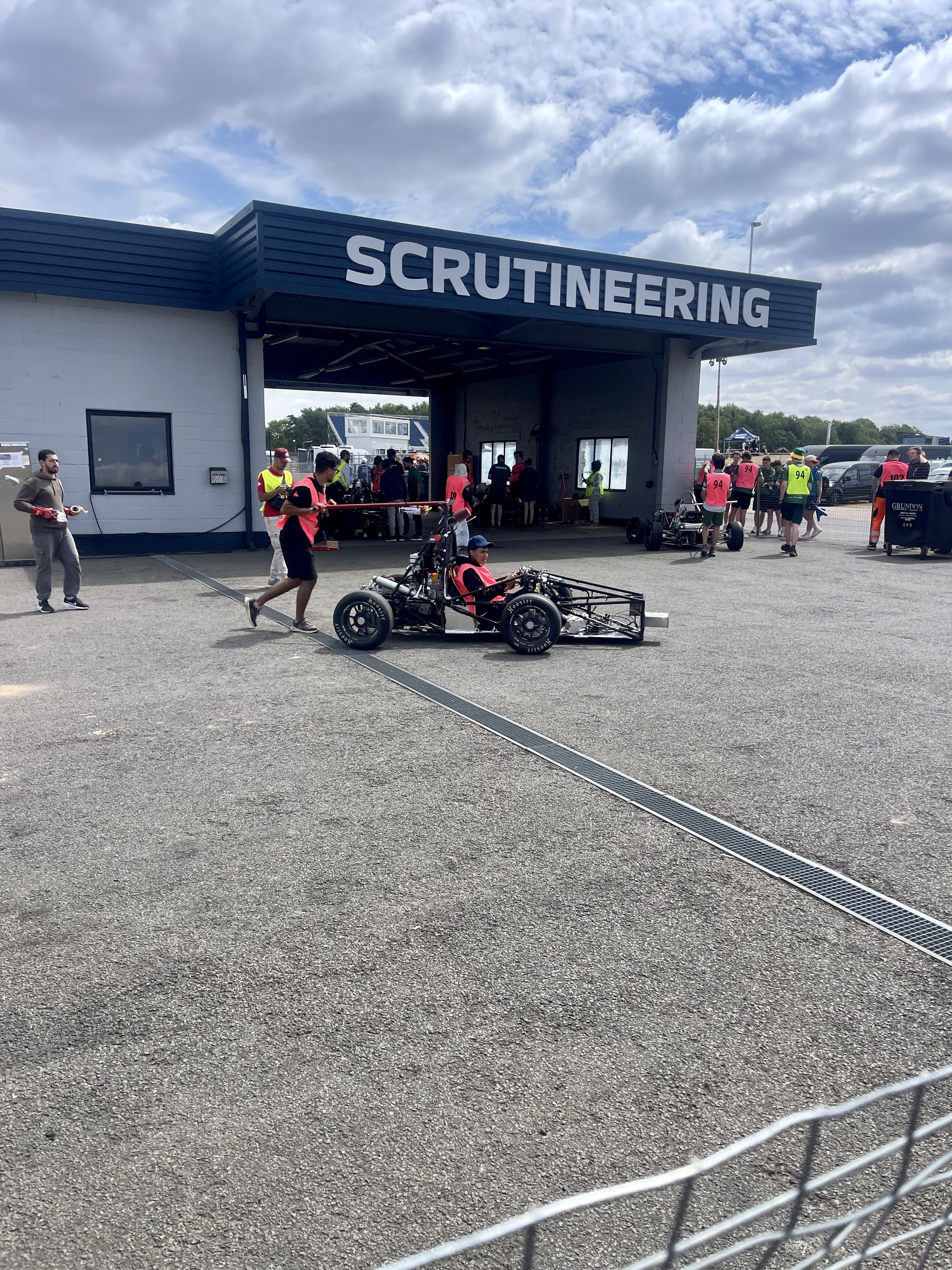 ENP Racing — scrutineering Silverstone