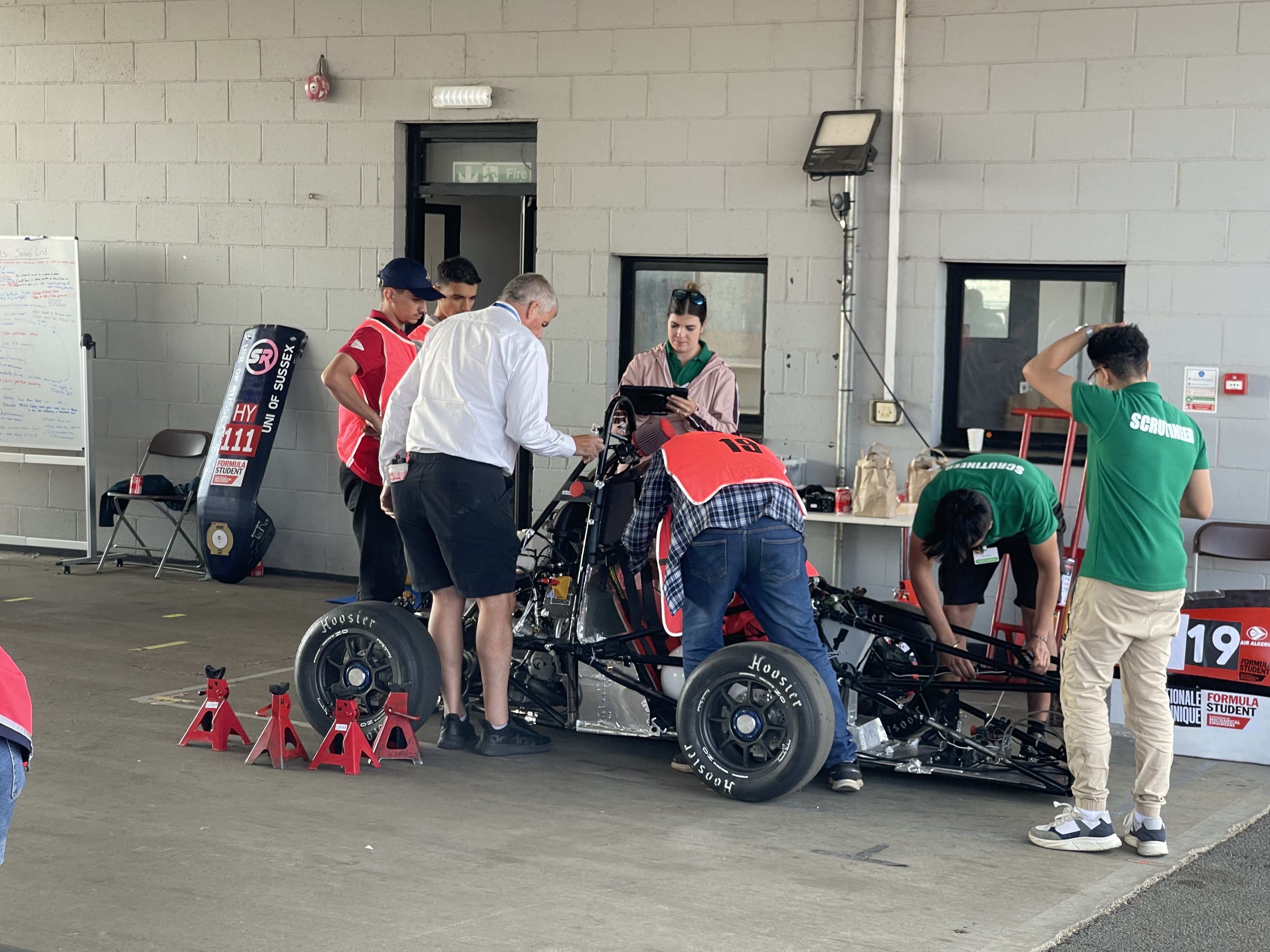 ENP Racing — scrutineering Silverstone