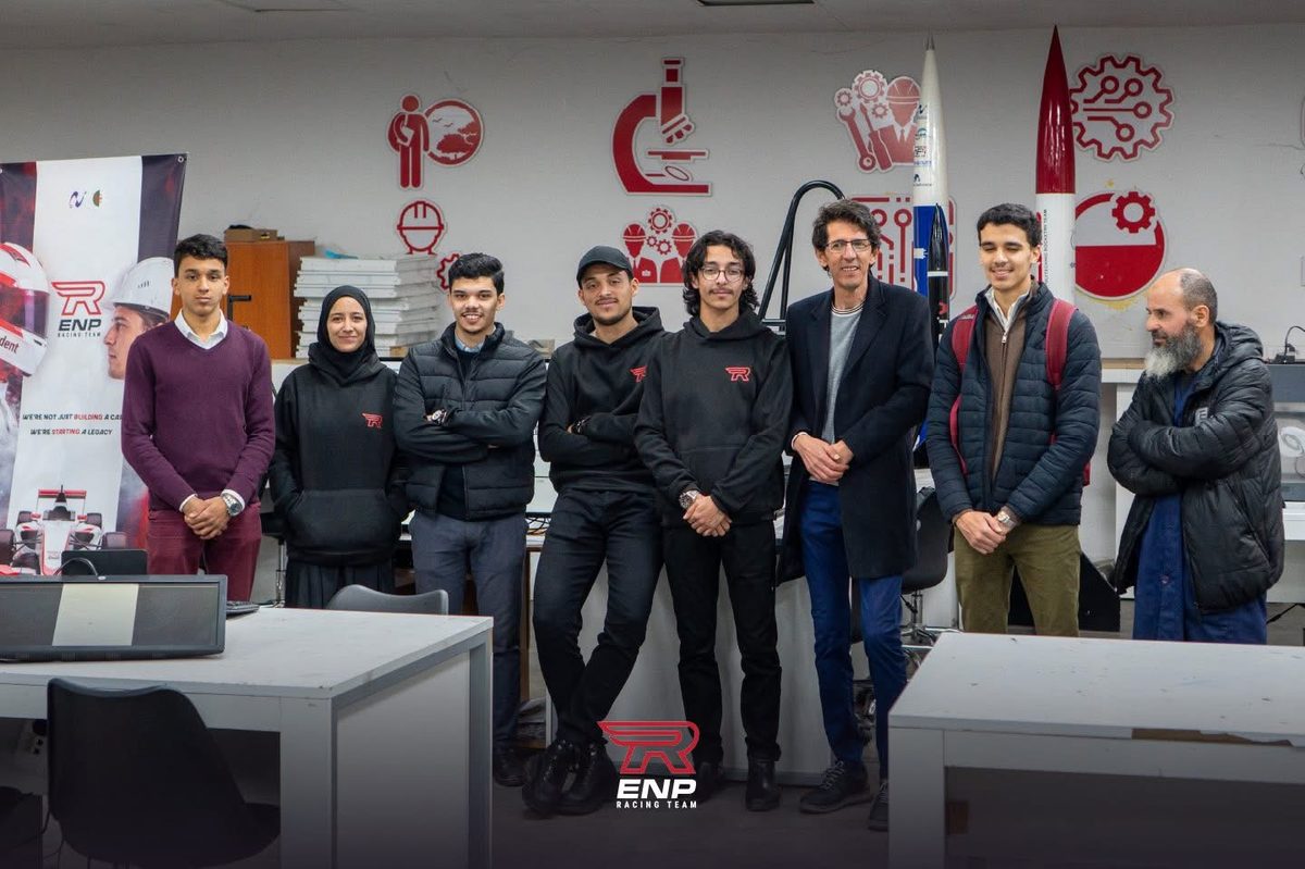 Visite Ministre — équipe ENP Racing